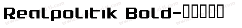 Realpolitik Bold字体转换